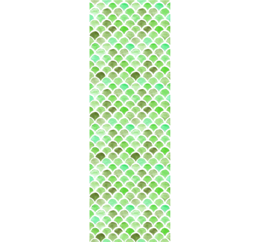 Carta da parati texture motivo verde smerlato - TenStickers