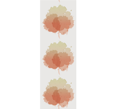 Carta da parati alberi motivo morbido ad acquerello - TenStickers