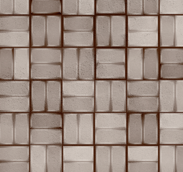 Carta da parati pietra mosaico antico - TenStickers
