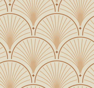 Carta da parati classica motivo art deco - TenStickers