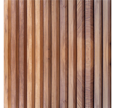Carta da parati camera assi di legno verticali - TenStickers