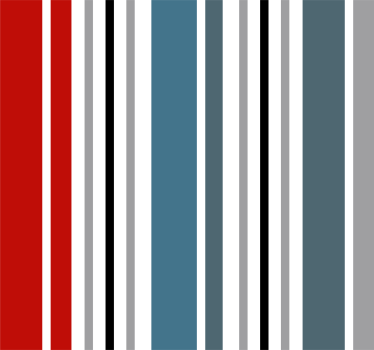 Carta da parati verticale blu e rosso - TenStickers