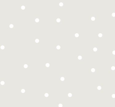 Carta da parati neonato colore beige con puntini bianchi - TenStickers