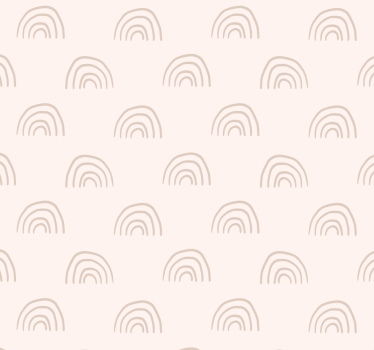 Carta da parati neonato arcobaleno minimalista - TenStickers