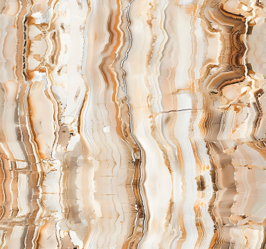 Carta da parati effetto marmo colori beige - TenStickers