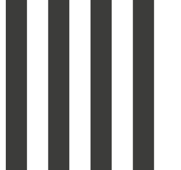 Carta da parati a righe verticali colori bianco e nero - TenStickers