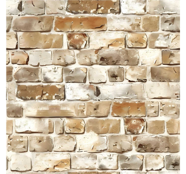 Carta da parati effetto pietra materiale usurato - TenStickers