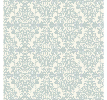 Carta da parati barocco modello verde - TenStickers