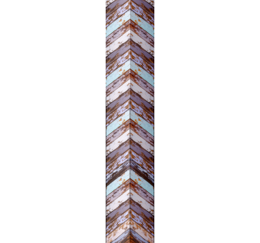 Carta da parati effetto cemento dettaglio a zig zag - TenStickers