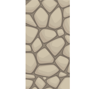 Carta da parati effetto pietra naturale beige - TenStickers