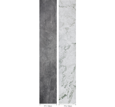 Carta da parati effetto marmo grigio - TenStickers
