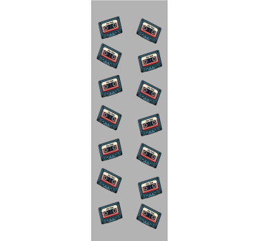 Carta da parati moderna modello a cassetta - TenStickers