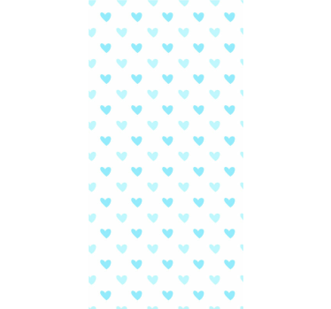 Carta da parati cameretta motivo a cuore - TenStickers