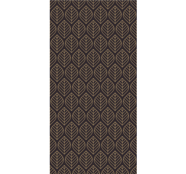 Carta da parati foglie elegante motivo a foglie - TenStickers