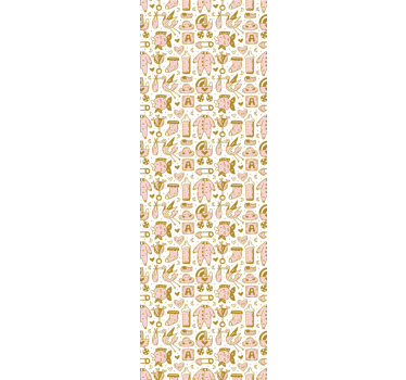 Carta da parati neonato cappello di maglia gufo - TenStickers