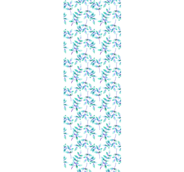 Carta da parati foglie design verde botanico - TenStickers