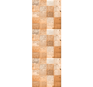 Carta da parati vintage texture modelli manoscritti - TenStickers