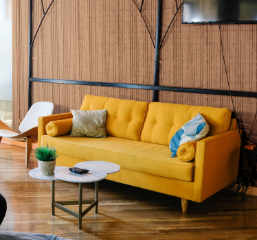 Carta da parati effetto legno struttura lineare del legno - TenStickers