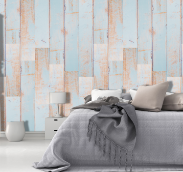 Carta da parati texture distressed Wooden Planks - TenStickers