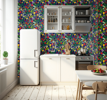 Carta da parati natura misto di verdure - TenStickers