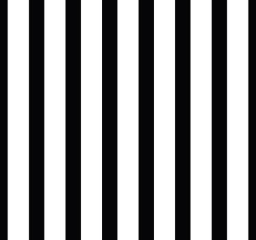 Carta da parati verticale classico bianco e nero - TenStickers