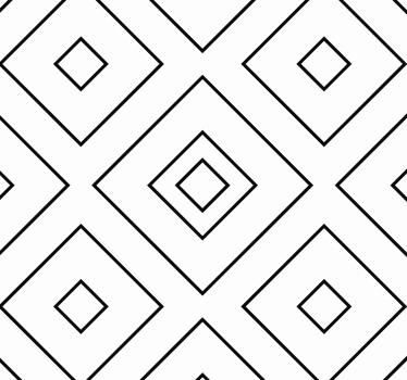Carta da parati con rombi a linee - TenStickers