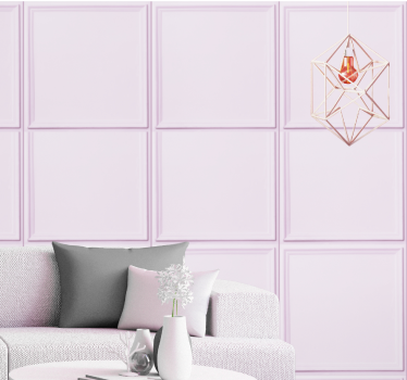 Carta da parati 3d lampada a sospensione geometrica - TenStickers