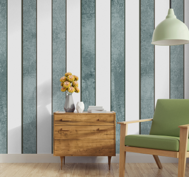 Carta da parati a righe striped Concrete Texture - TenStickers