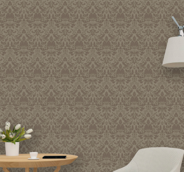 Carta da parati barocco eleganti dettagli floreali - TenStickers
