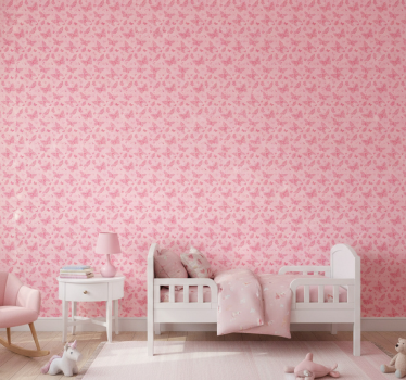 Carta da parati cameretta rosa - TenStickers