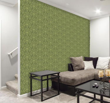 Carta da parati classica stile inglese verde - TenStickers