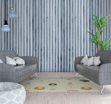 Carta da parati effetto legno assi di legno verticali - TenStickers