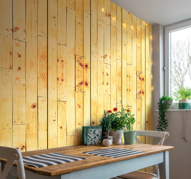 Carta da parati effetto legno ispirazione rustica - TenStickers