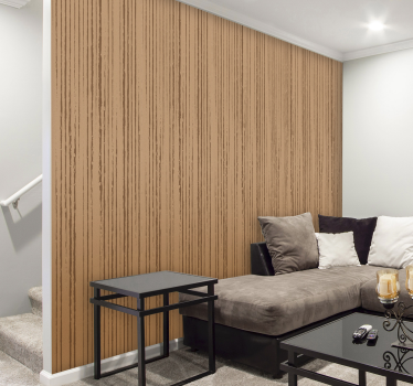 Carta da parati effetto legno struttura lineare del legno - TenStickers