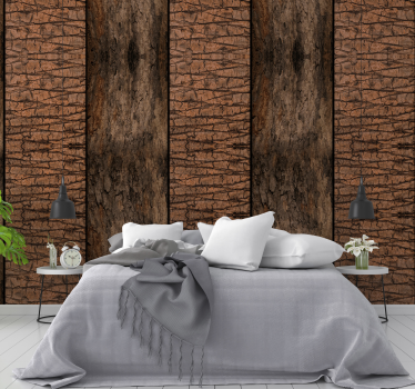Carta da parati effetto legno texture legno - TenStickers