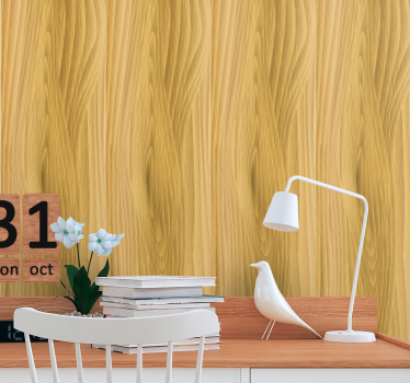 Carta da parati effetto legno venature del legno simulate - TenStickers
