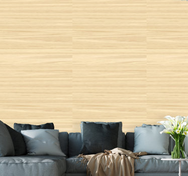 Carta da parati effetto legno texture chiara - TenStickers