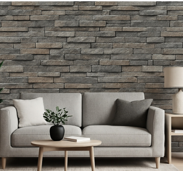 Carta da parati effetto pietra pietra di ledge naturale - TenStickers