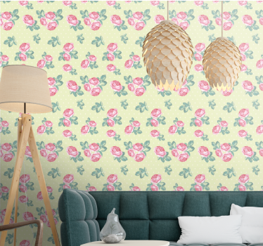 Carta da parati floreale design floreale classico - TenStickers