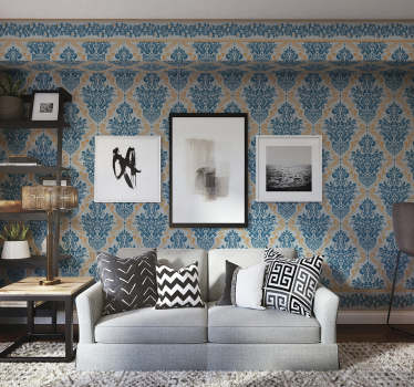 Carta da parati barocco design elegante e fiorito - TenStickers