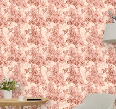 Carta da parati floreale ornato floreale - TenStickers