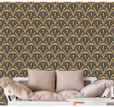 Carta da parati classica ventilatore art deco - TenStickers