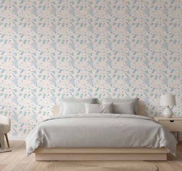 Carta da parati moderna texture piastrelle terrazzo - TenStickers