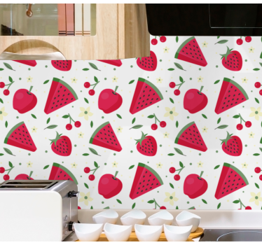 Carta da parati natura modello di frutta - TenStickers