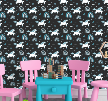 Carta da parati neonato creature mitiche - TenStickers