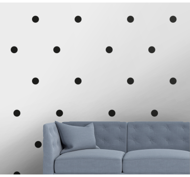 Carta da parati pois semplicità a pois - TenStickers
