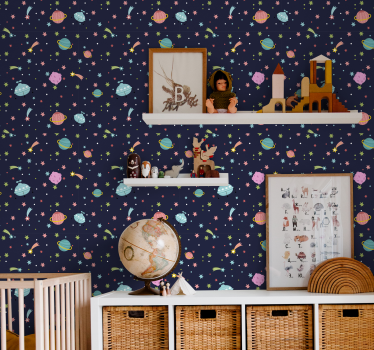 Carta da parati stelle spazio celeste - TenStickers