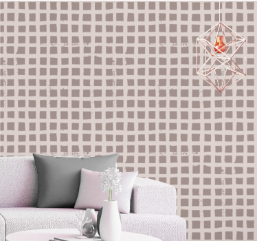 Carta da parati texture dettaglio quadrato griglia - TenStickers