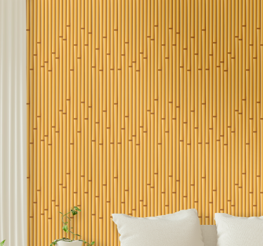 Carta da parati texture disposizione dei bastoncini di bambù - TenStickers