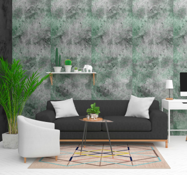 Carta da parati texture effetto cemento invecchiato - TenStickers